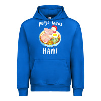 Cobalt studio ghibli ponyo loves ham Urban Hoodie - linhVisuals