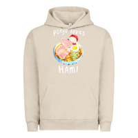 Pigment French Oak studio ghibli ponyo loves ham Urban Hoodie - linhVisuals