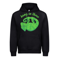 Black hang in there magical chameleon Urban Hoodie - linhVisuals
