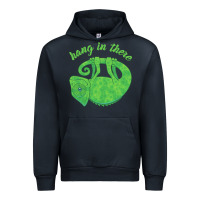 Navy hang in there magical chameleon Urban Hoodie - linhVisuals