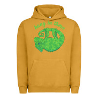 Pigment Peanut Butter hang in there magical chameleon Urban Hoodie - linhVisuals