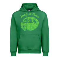 Emerald hang in there magical chameleon Urban Hoodie - linhVisuals