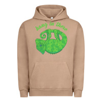 Pigment Burro hang in there magical chameleon Urban Hoodie - linhVisuals