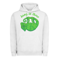 Pigment Lunar Rock hang in there magical chameleon Urban Hoodie - linhVisuals