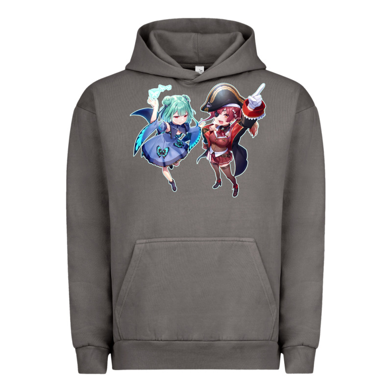 Houshou Marine And Uruha Rushia Urban Hoodie by linhVisuals | Teevron