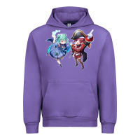 Tulip Houshou Marine and Uruha Rushia Urban Hoodie - linhVisuals