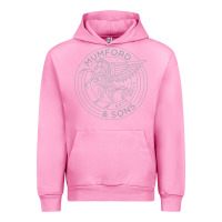 Fuchsia Pink #mumford and #sons #pegasus Urban Hoodie - linhVisuals