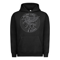 Pigment Black #mumford and #sons #pegasus Urban Hoodie - linhVisuals