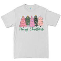 Dove Grey merry christmas trees Premium Tee - CowGirlArtShop