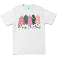 White merry christmas trees Premium Tee - CowGirlArtShop