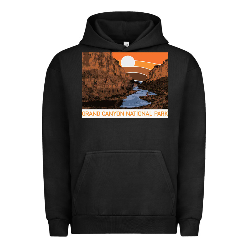 Vintage Grand Canyon National Park Retro Colorado River 80s Urban Hoodie by linhVisuals | Teevron