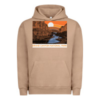 Pigment Burro vintage grand canyon national park retro colorado river 80s Urban Hoodie - linhVisuals