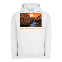 Pigment Lunar Rock vintage grand canyon national park retro colorado river 80s Urban Hoodie - linhVisuals