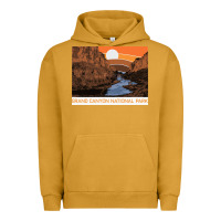 Pigment Peanut Butter vintage grand canyon national park retro colorado river 80s Urban Hoodie - linhVisuals