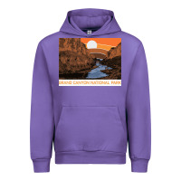 Tulip vintage grand canyon national park retro colorado river 80s Urban Hoodie - linhVisuals