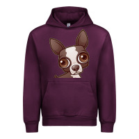 Zippy The Boston Terrier Urban Hoodie | Teevron