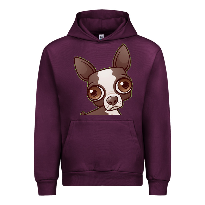 Zippy The Boston Terrier Urban Hoodie by linhVisuals | Teevron