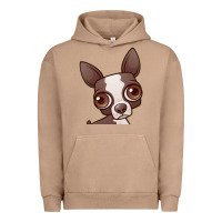 Pigment Burro zippy the boston terrier Urban Hoodie - linhVisuals
