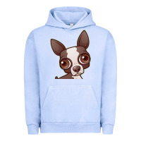Pigment Grape Ice zippy the boston terrier Urban Hoodie - linhVisuals