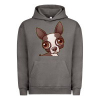 Pigment Tornado zippy the boston terrier Urban Hoodie - linhVisuals