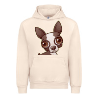 Sandshell zippy the boston terrier Urban Hoodie - linhVisuals