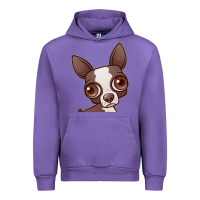 Tulip zippy the boston terrier Urban Hoodie - linhVisuals