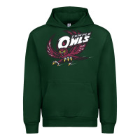 Forest Green temple owls Urban Hoodie - linhVisuals
