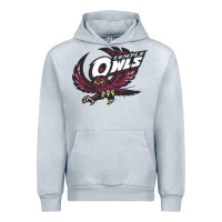 Heather Grey temple owls Urban Hoodie - linhVisuals