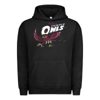 Pigment Black temple owls Urban Hoodie - linhVisuals