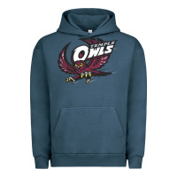 Pigment Midnight Navy temple owls Urban Hoodie - linhVisuals
