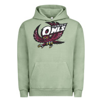 Pigment Oil Green temple owls Urban Hoodie - linhVisuals