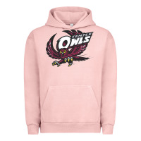 Pigment Salmon temple owls Urban Hoodie - linhVisuals