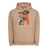 Pigment Burro ramen rider food, noodles Urban Hoodie - linhVisuals