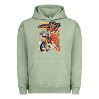 Pigment Oil Green ramen rider food, noodles Urban Hoodie - linhVisuals