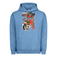 Pigment Pebble Blue ramen rider food, noodles Urban Hoodie - linhVisuals