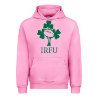 Fuchsia Pink irish rugby football union Urban Hoodie - linhVisuals