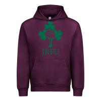 Mauve Wine irish rugby football union Urban Hoodie - linhVisuals
