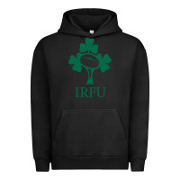 Pigment Black irish rugby football union Urban Hoodie - linhVisuals