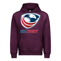 Mauve Wine rugby Urban Hoodie - linhVisuals
