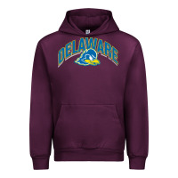 Mauve Wine delaware sportss Urban Hoodie - linhVisuals