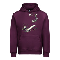 Mauve Wine hobbes Urban Hoodie - linhVisuals