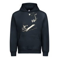 Navy hobbes Urban Hoodie - linhVisuals