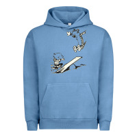 Pigment Pebble Blue hobbes Urban Hoodie - linhVisuals