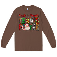 Chestnut Santa's Favorite Tennis Player For Christmas Long Sleeve Tee - FaDigitalArtStudio