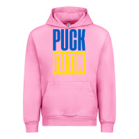 Fuchsia Pink puck futin meme Urban Hoodie - linhVisuals