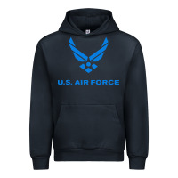 Navy us force usaf distressed Urban Hoodie - linhVisuals