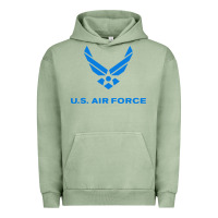 Pigment Oil Green us force usaf distressed Urban Hoodie - linhVisuals