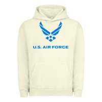 Pigment Pistachio us force usaf distressed Urban Hoodie - linhVisuals