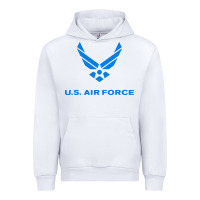 White us force usaf distressed Urban Hoodie - linhVisuals