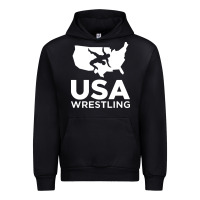 Black usa fight Urban Hoodie - linhVisuals